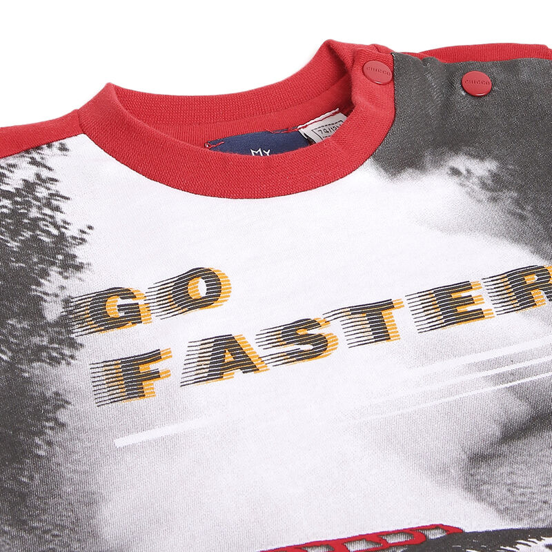 Boys Typography Printed T-shirt (Pack of 3) image number 7